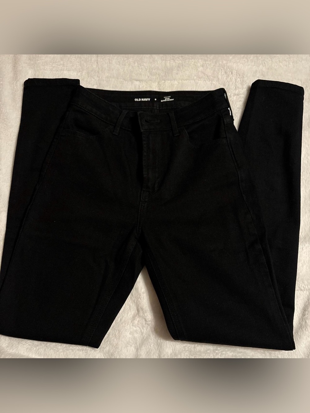 Old Navy Black High-Rise WOW Super-Skinny Jeans